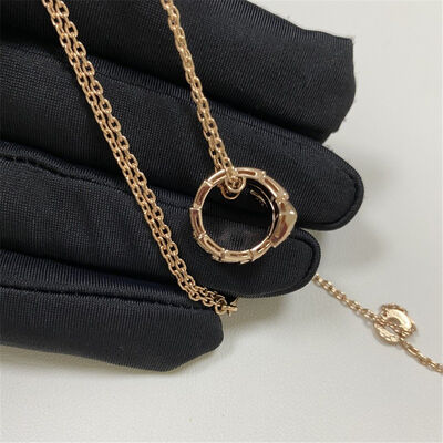 Rose Gold Replica 18k Gold Necklaces  Bulgari Serpenti Viper Necklace