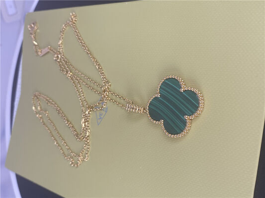 VCA Magic Alhambra 18k Gold Necklaces 18K Gold Long Necklace With 1 Motif