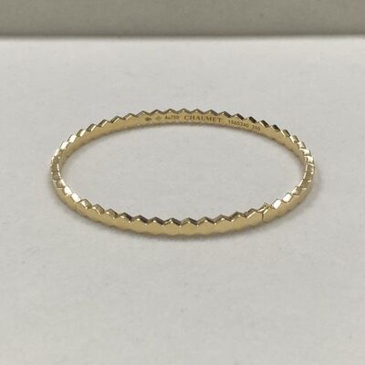 Yellow Gold 4mm 18k Gold Bracelets Womens Chaumet Bee My Love 18k Solid Gold Bracelet