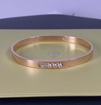 Messika Move Noa Pure Rose Gold 18kt Gold Bangle Bracelet 18 Karat Bracelet