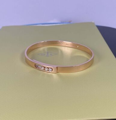 Messika Move Noa Pure Rose Gold 18kt Gold Bangle Bracelet 18 Karat Bracelet