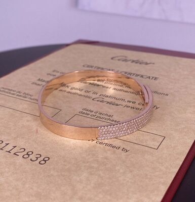 6mm 18k Solid Gold Bangle Adjustable Size 18k Clasp Lobster Gold Bracelet For Ladies