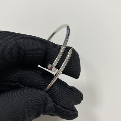 Replica Cartier Juste Un Clou Bracelet 18K White Gold Jewelry 18 Karat Gold master copy