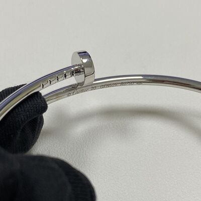 Replica Cartier Juste Un Clou Bracelet 18K White Gold Jewelry 18 Karat Gold master copy