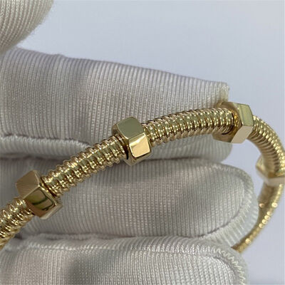 Реплика Ecrou De Cartier 18K Золото Ювелирные изделия 20 см Cartier Любовь Тринити браслет