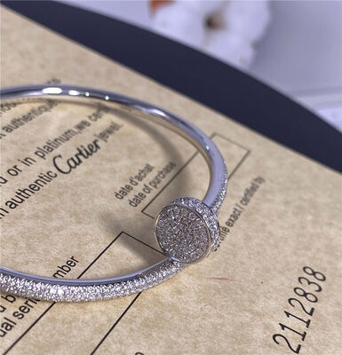 3.5mm 2.26carat Cartier Love Bracelet Juste Un Clou 18k Gold Bracelet Mens