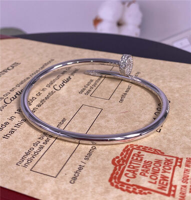 3.5mm 2.26carat Cartier Love Bracelet Juste Un Clou 18k Gold Bracelet Mens