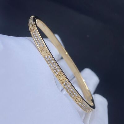 VVS Diamonds 0.34ct 18K Gold Jewelry Cartier Jewelry Love Diamond Love Bracelet Bangle