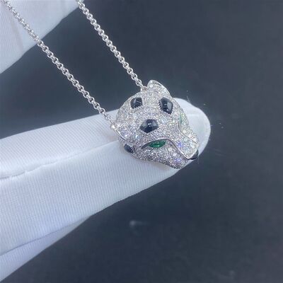 Diamonds 18K Gold Jewelry Luxury Customized Black Onyx Gold Drop Necklace