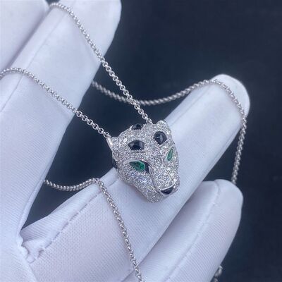 Diamonds 18K Gold Jewelry Luxury Customized Black Onyx Gold Drop Necklace