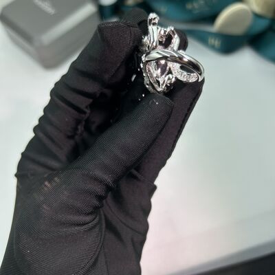 VVS Clarity Prong Setting أفضل مجوهرات فاخرة مخصصة كارتييه