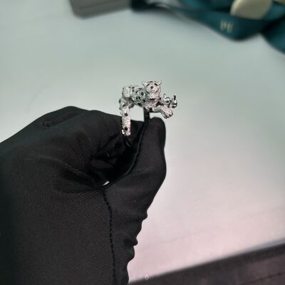 VVS Clarity Prong Setting أفضل مجوهرات فاخرة مخصصة كارتييه